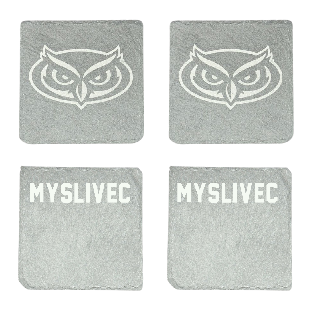 Florida Atlantic University Tennis Stone Coaster (4 Pack)  - Simon Myslivec