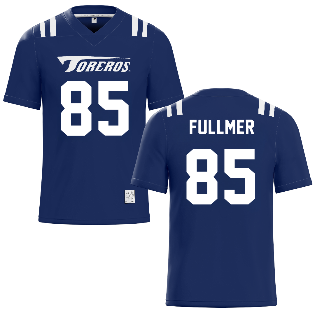 University of San Diego Navy Football Jersey - #85 Zane Fullmer