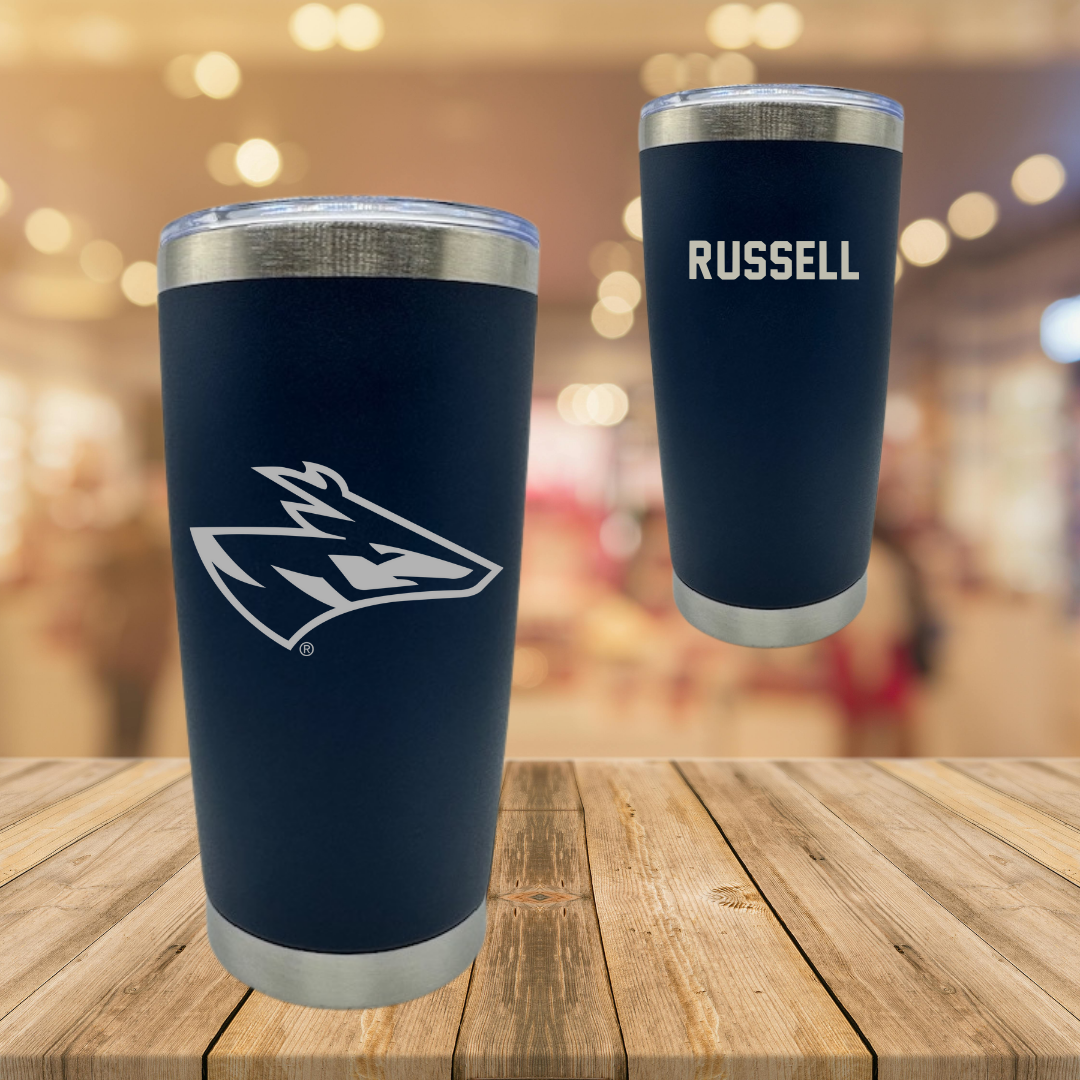 University of Nebraska at Kearney TF and XC Navy Stainless Steel Tumbler - Brianna Russell