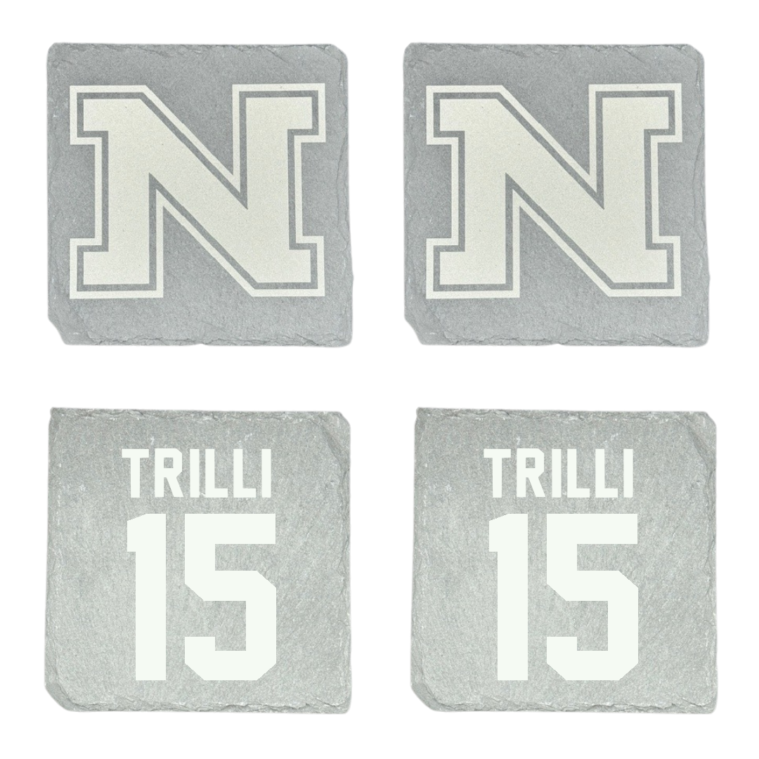 Northern Michigan University Basketball Stone Coaster (4 Pack)  - #15 Brandon Trilli