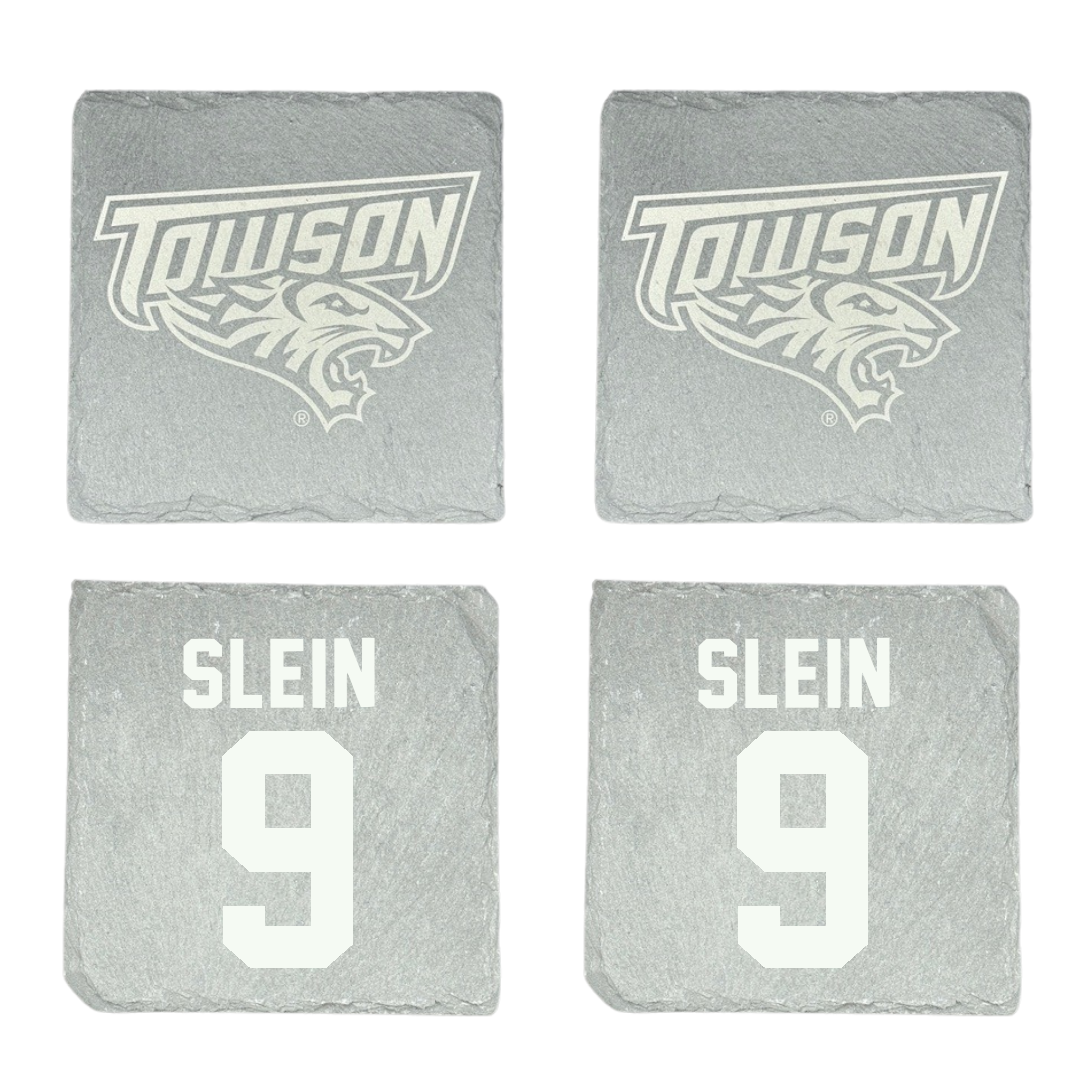 Towson University Lacrosse Stone Coaster (4 Pack)  - #9 Connor Slein