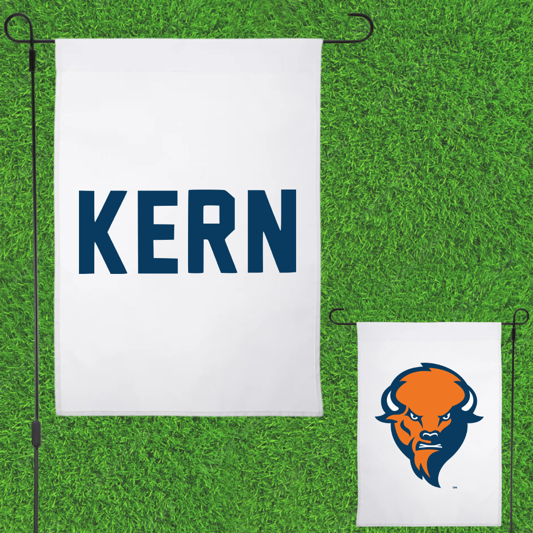 Bucknell University TF and XC White Garden Flag - Grant Kern
