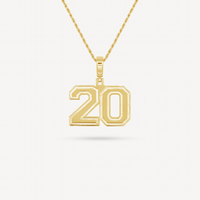 Gold Presidents Pendant and Chain - #20 Maddie Reynolds