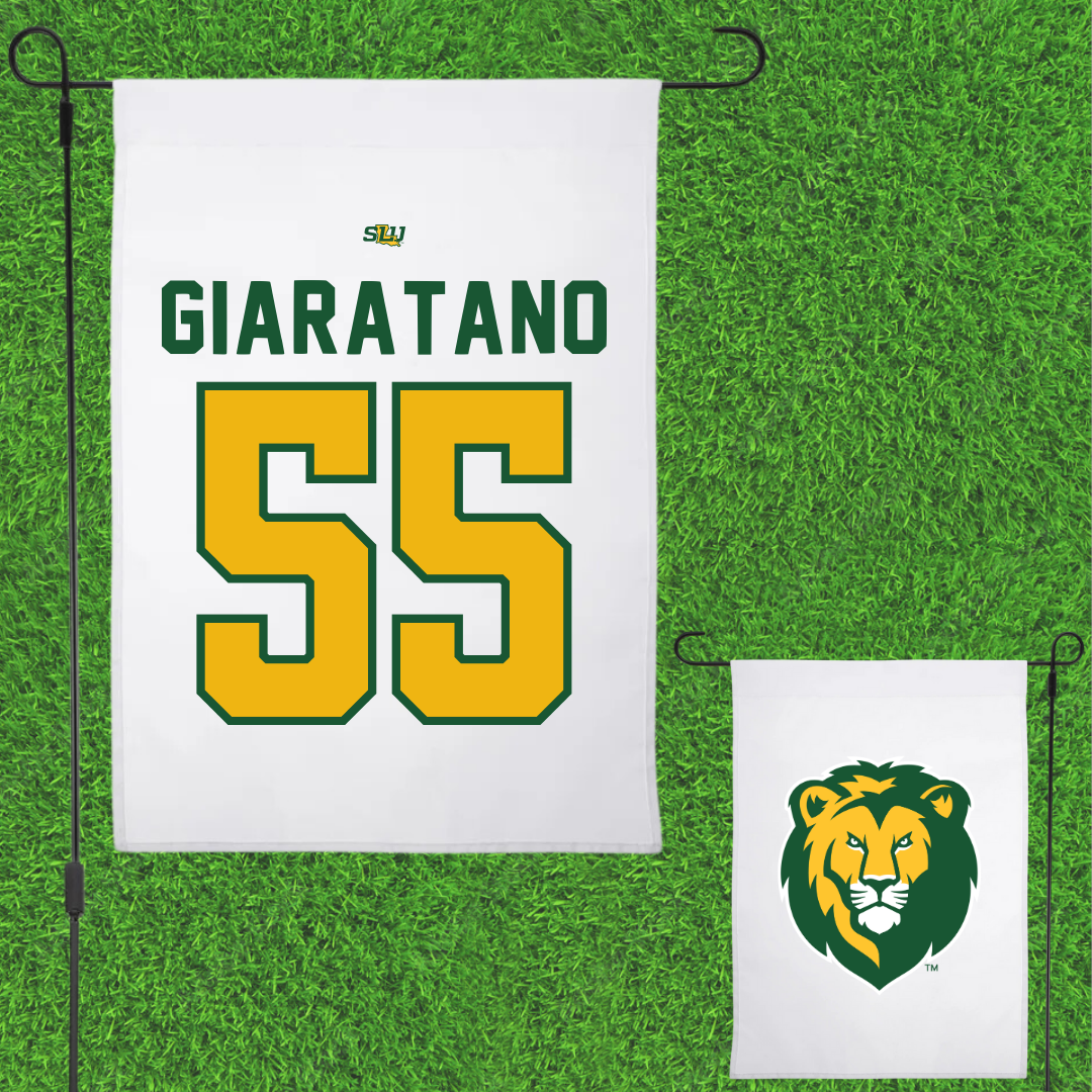 Southeastern Louisiana University Basketball White Garden Flag - #55 Hailey Giaratano