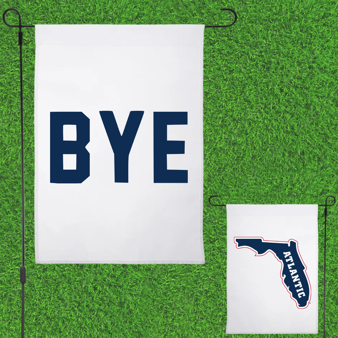 Florida Atlantic University Dance White Garden Flag - Julia Bye