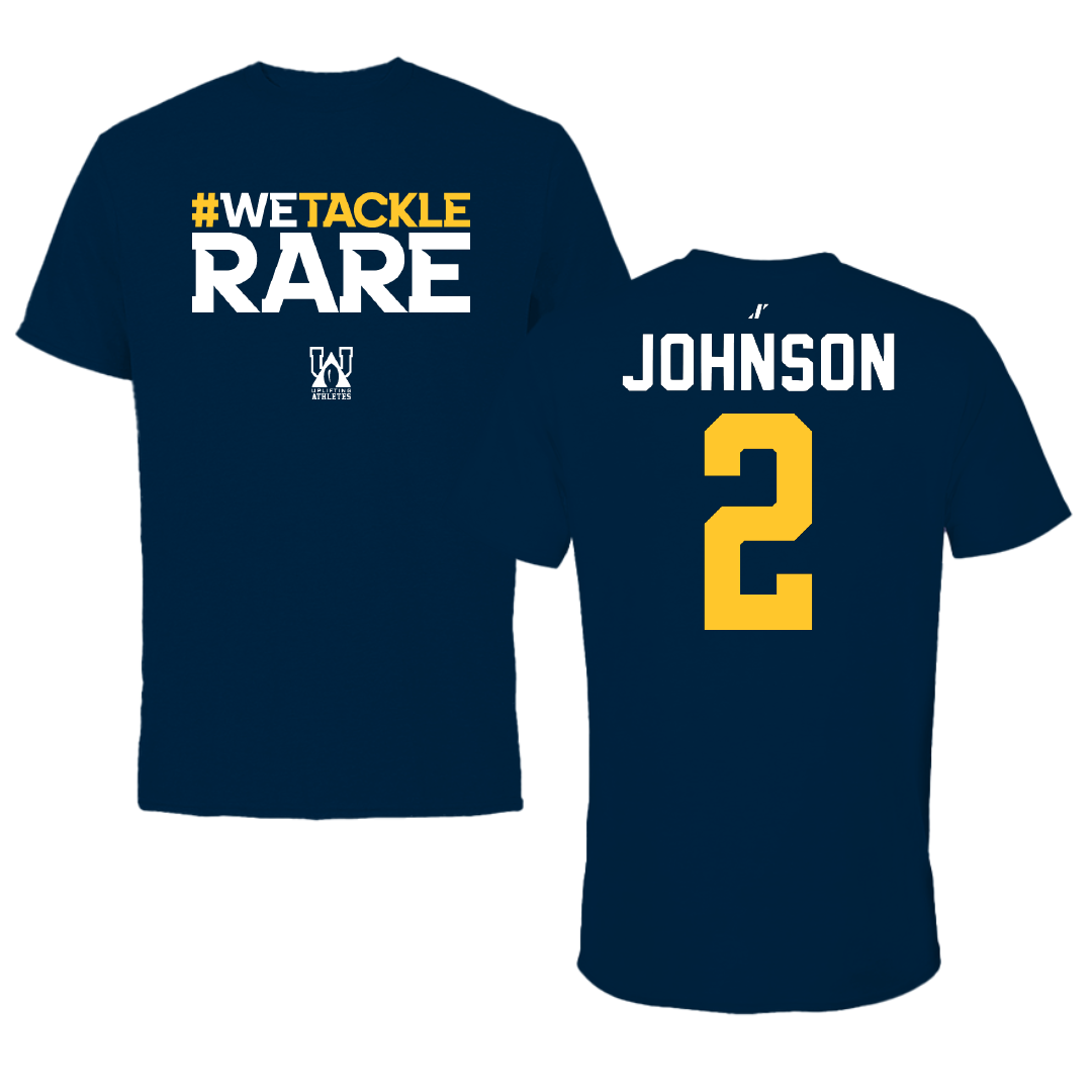 East Tennessee State University Basketball Navy Uplifting Athletes Performance Tee - #2 Maki Johnson