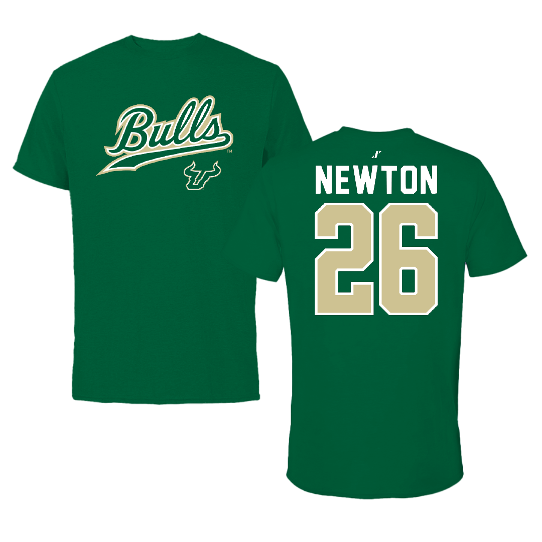 University of South Florida Baseball Green General Tee - #26 Austin Newton