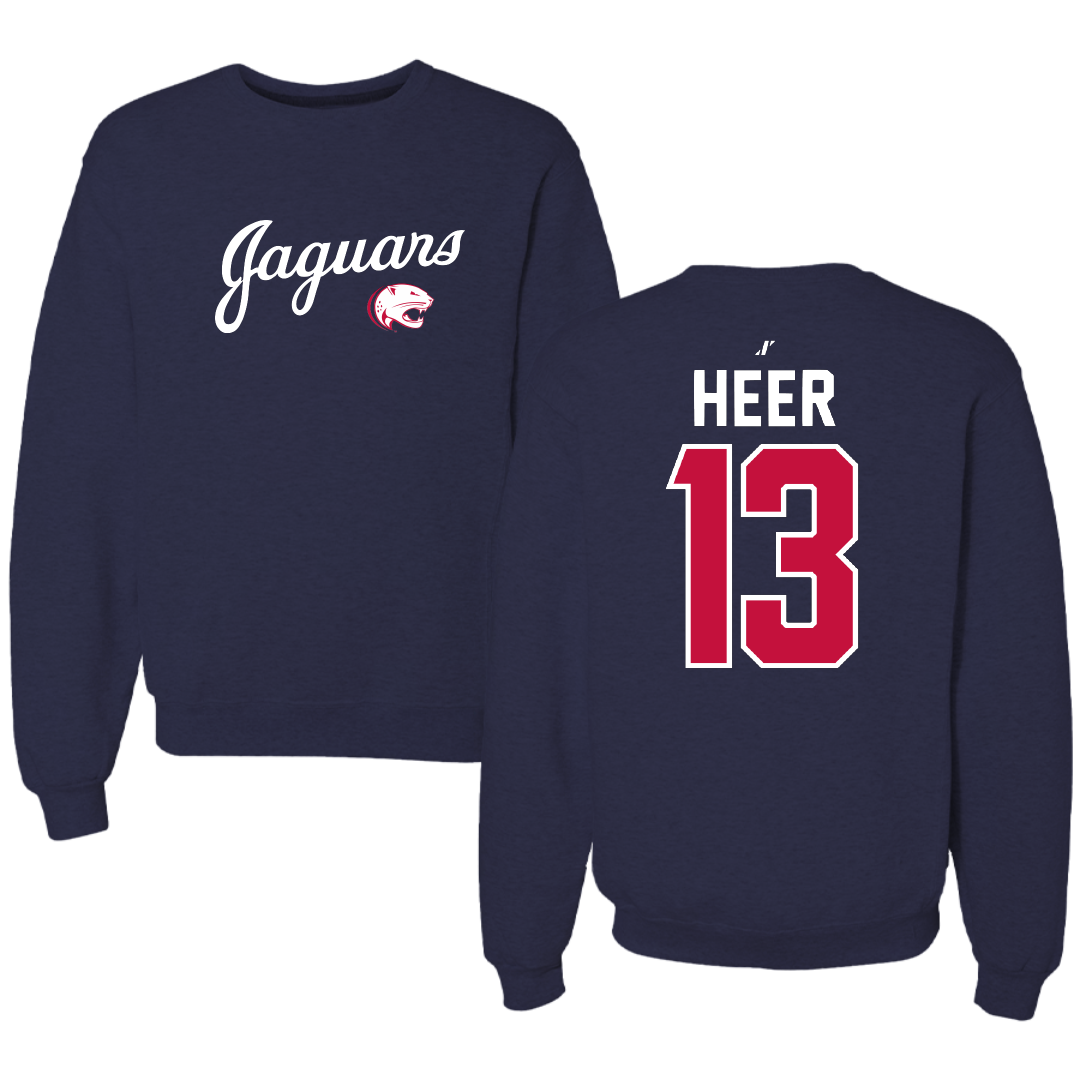 University of South Alabama Baseball Navy General Crewneck - #13 Mitchell Heer