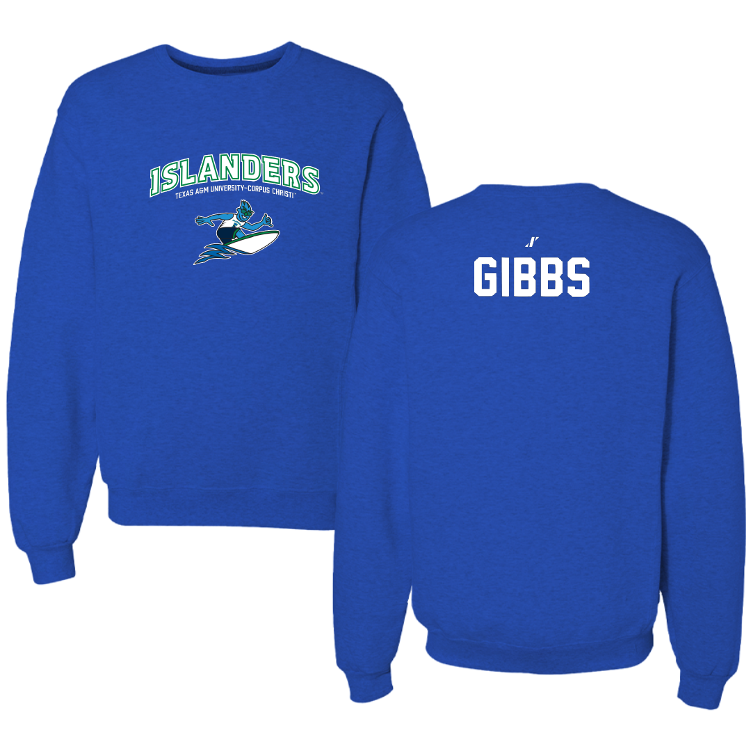 Texas A&M University-Corpus Christi Golf Blue General Crewneck - Samantha Gibbs