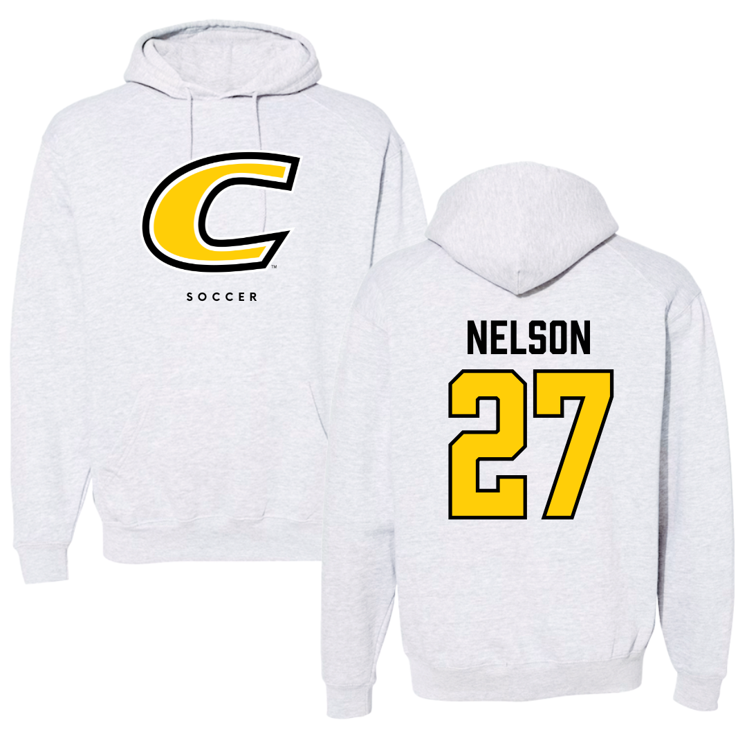 Centre College Soccer Gray Hoodie - #27 Taylor Nelson