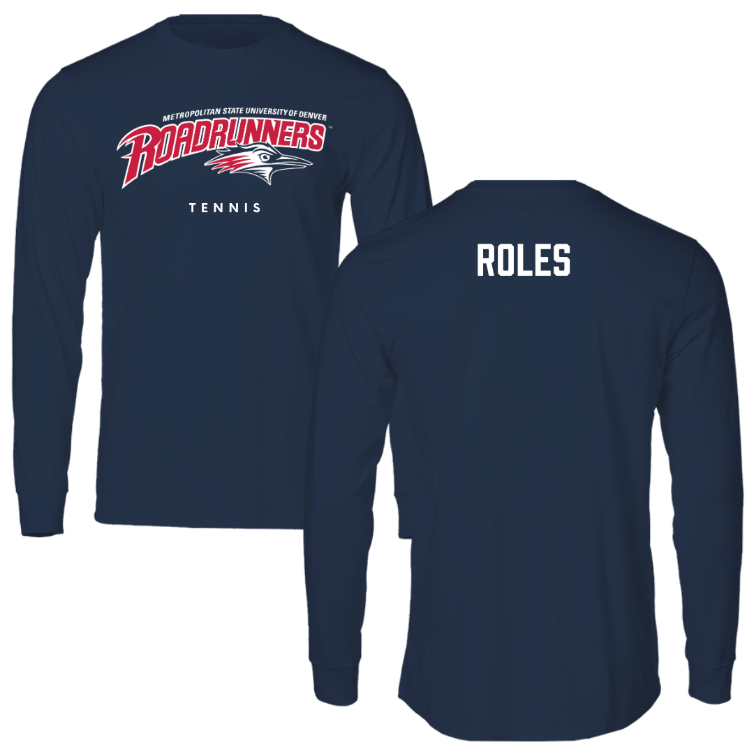 Metropolitan State University of Denver Tennis Navy Performance Long Sleeve - Kambra Roles
