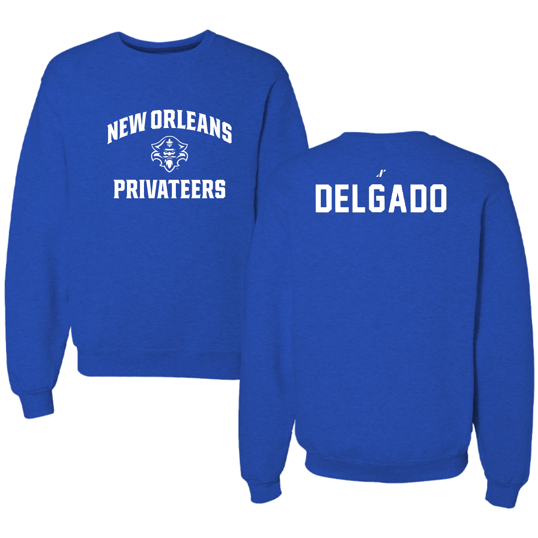 University of New Orleans TF and XC Blue General Crewneck - Antonio Delgado