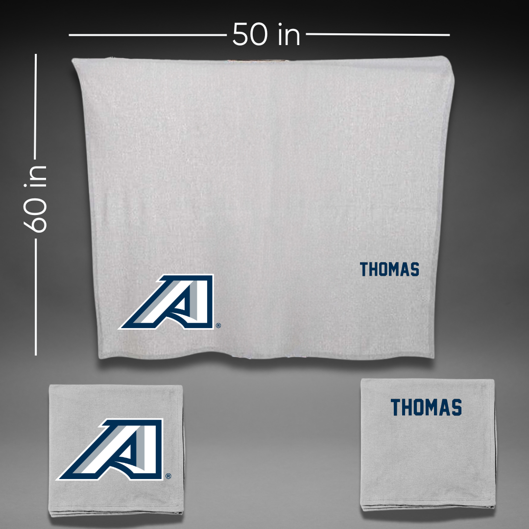 Augusta University TF and XC Gray Blanket - Trent Thomas