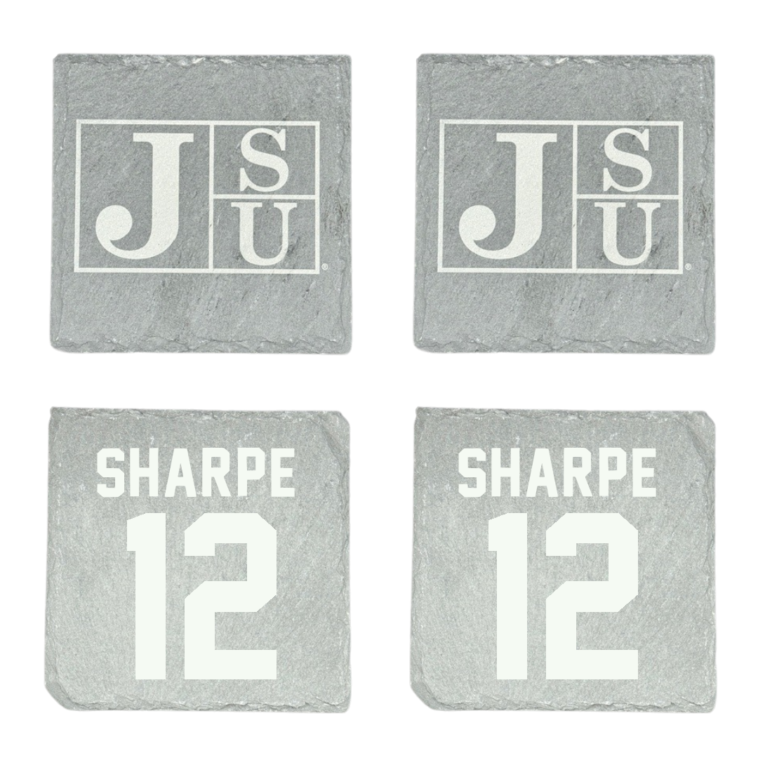Jackson State University Football Stone Coaster (4 Pack)  - #12 Nireek Sharpe