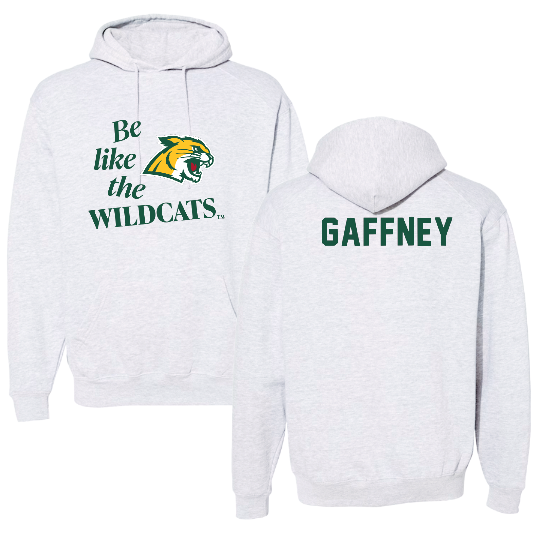 Northern Michigan University Wrestling Light Gray Be Like Us Hoodie - Noelle Gaffney