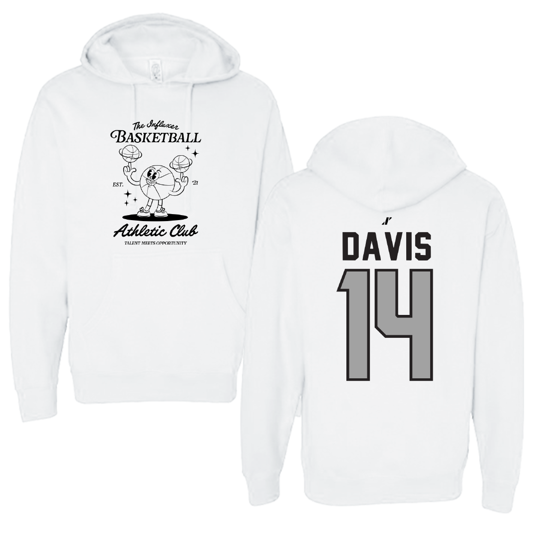 Basketball White Influxer Athletic Club Hoodie - #14 Kyla Davis