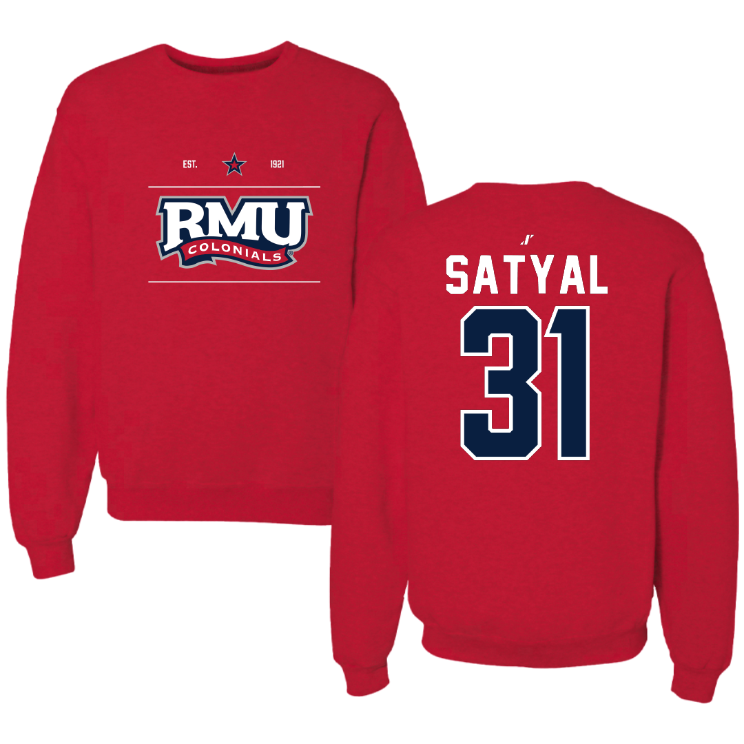 Robert Morris University Soccer Red General Crewneck - #31 Deetya Satyal