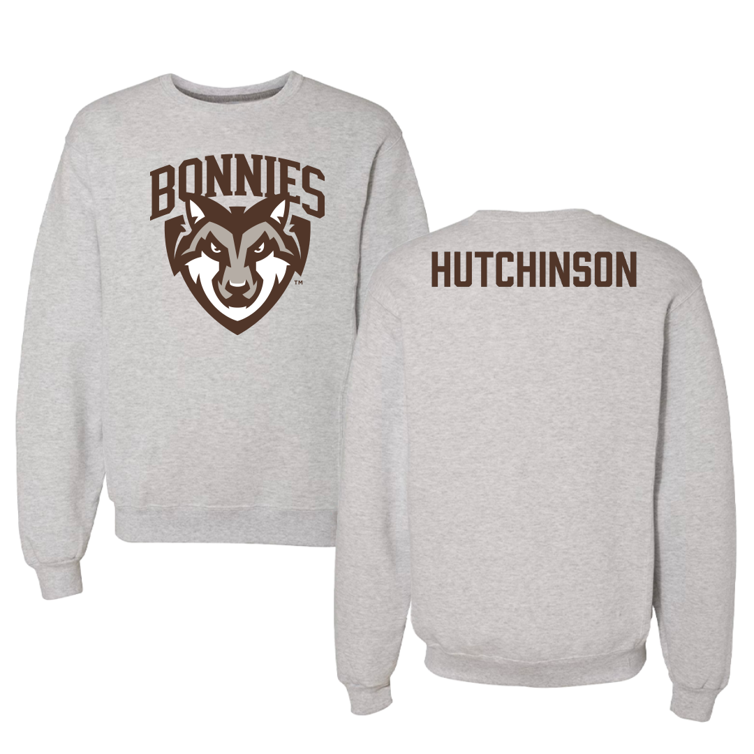 St. Bonaventure University Swimming & Diving Gray Crewneck - Davis Hutchinson