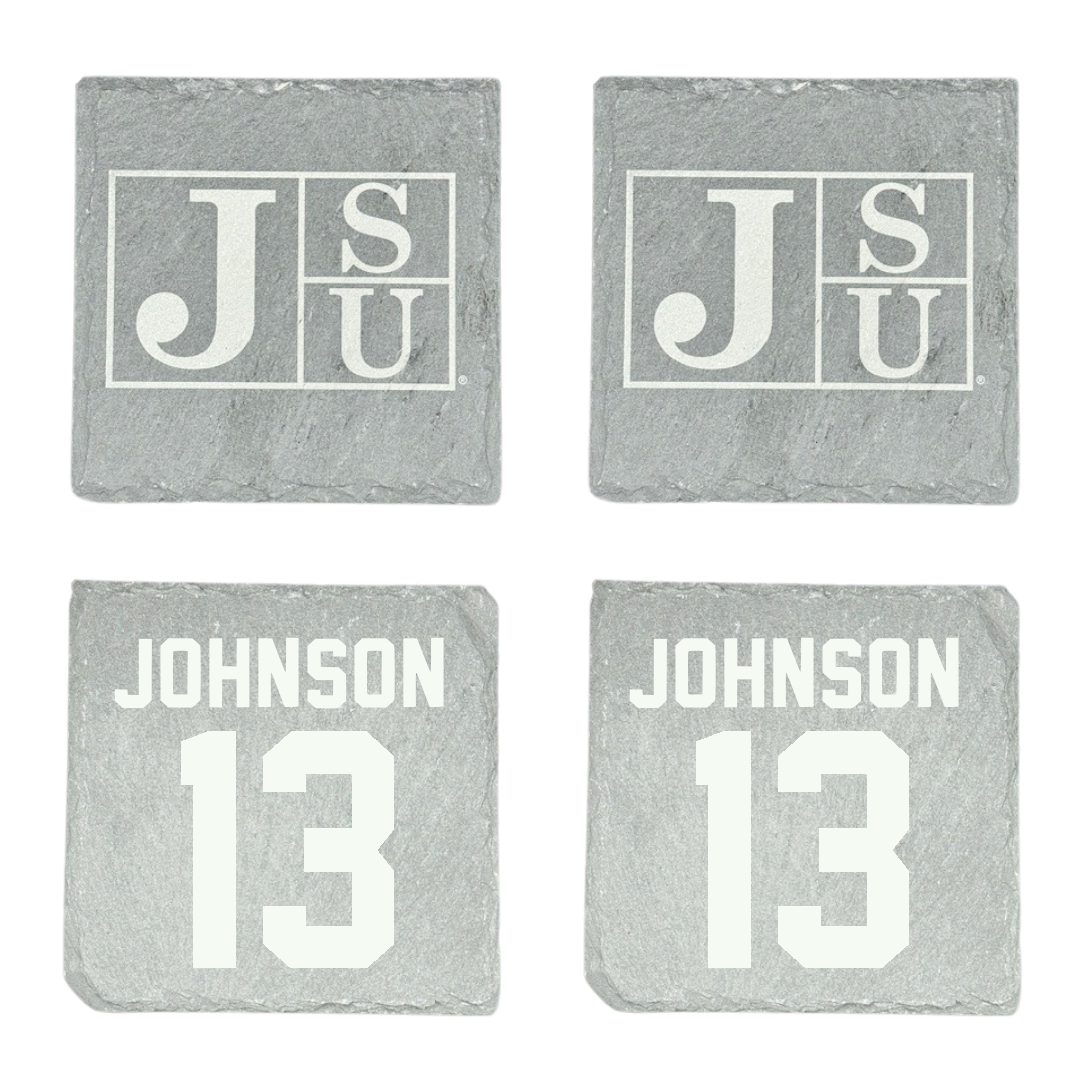 Jackson State University Football Stone Coaster (4 Pack)  - #13 Brandon Johnson