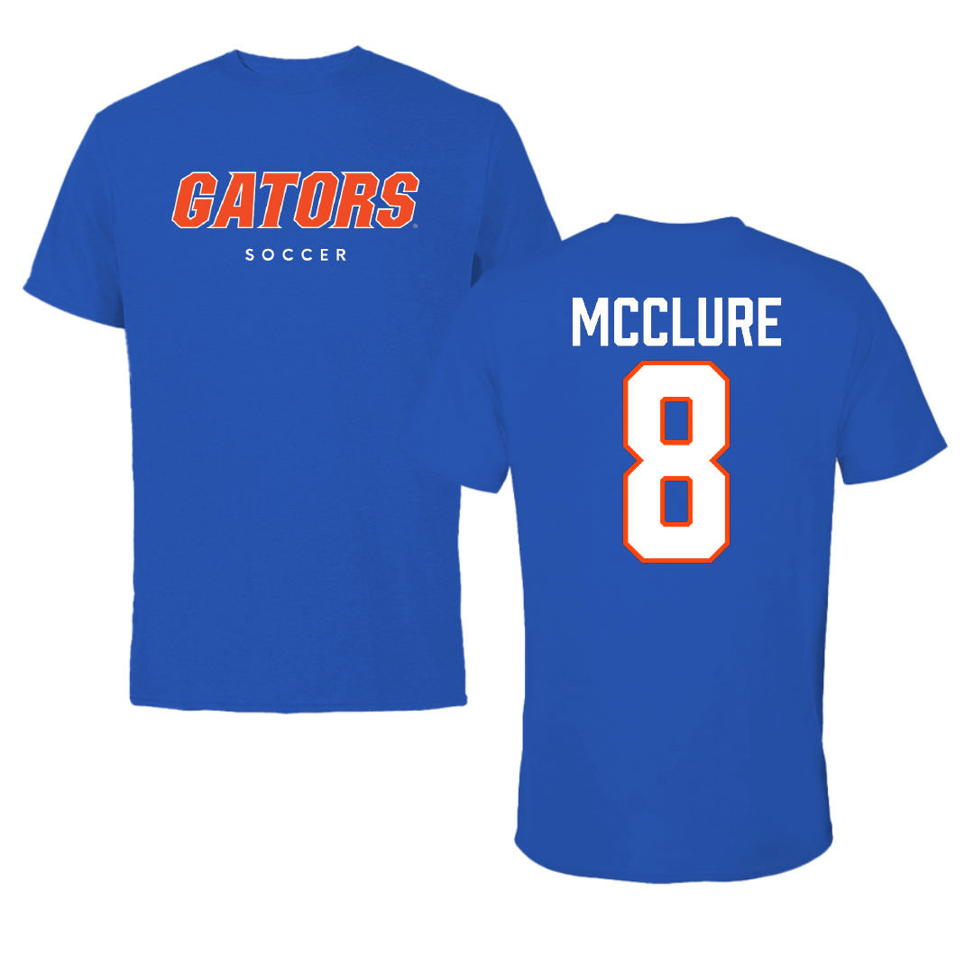 University of Florida Soccer True Royal Performance Tee - #8 Charlotte McClure
