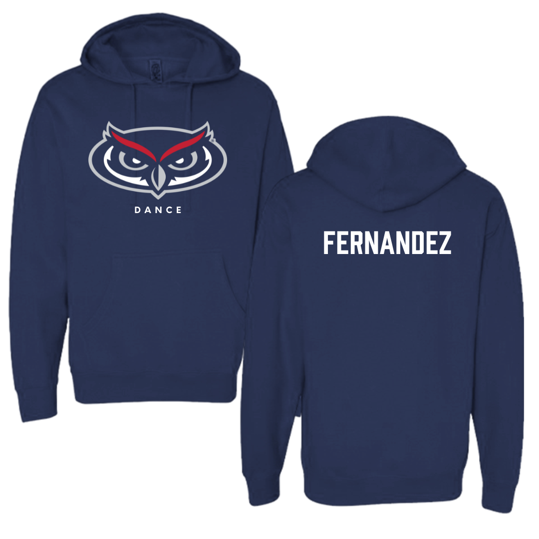 Florida Atlantic University Dance Navy Mascot Hoodie - Gabriella Fernandez