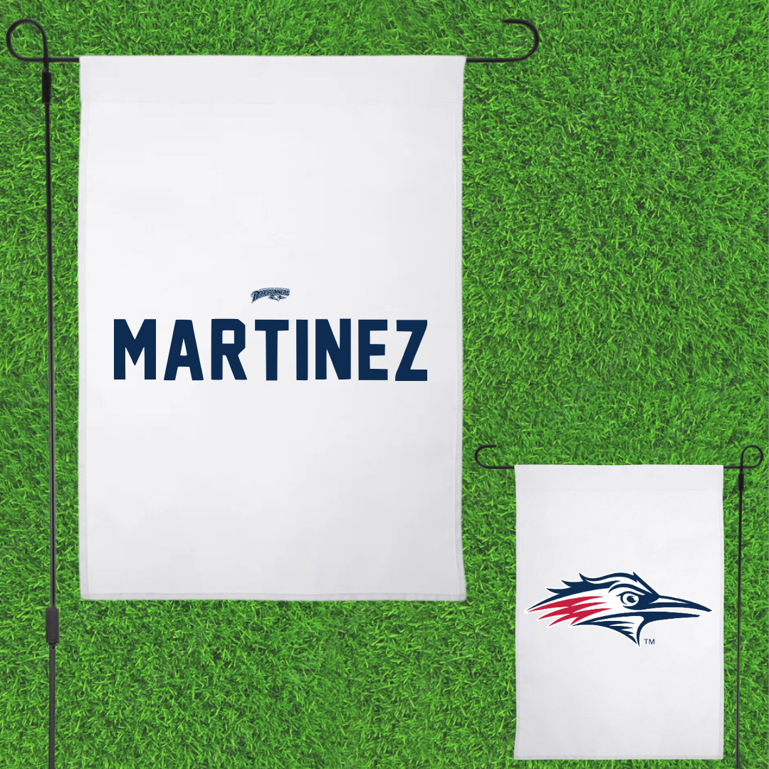 Metropolitan State University of Denver TF and XC White Garden Flag - Anthony Martinez