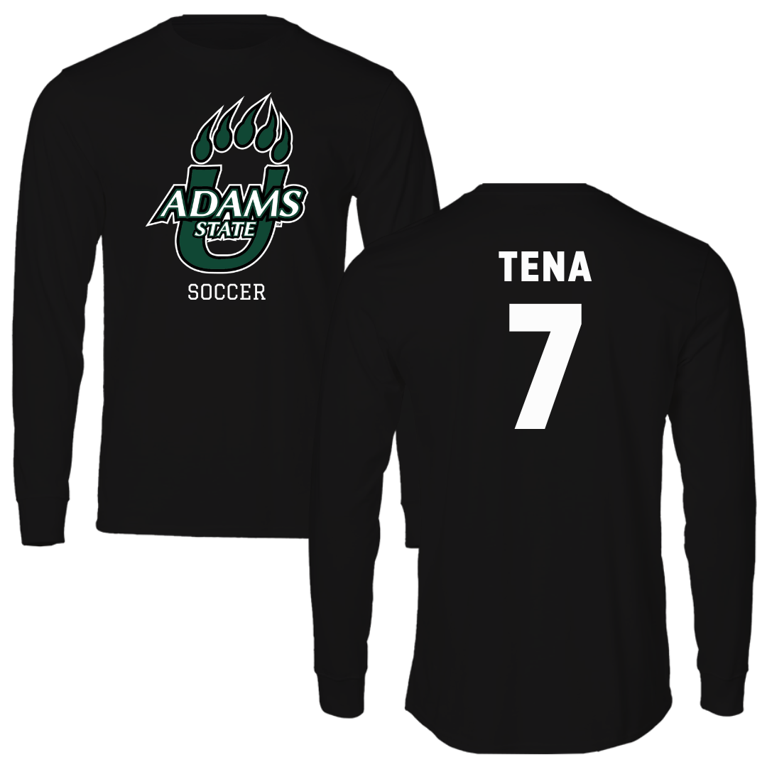 Adams State University Soccer Black State Long Sleeve - #7 Colette Tena