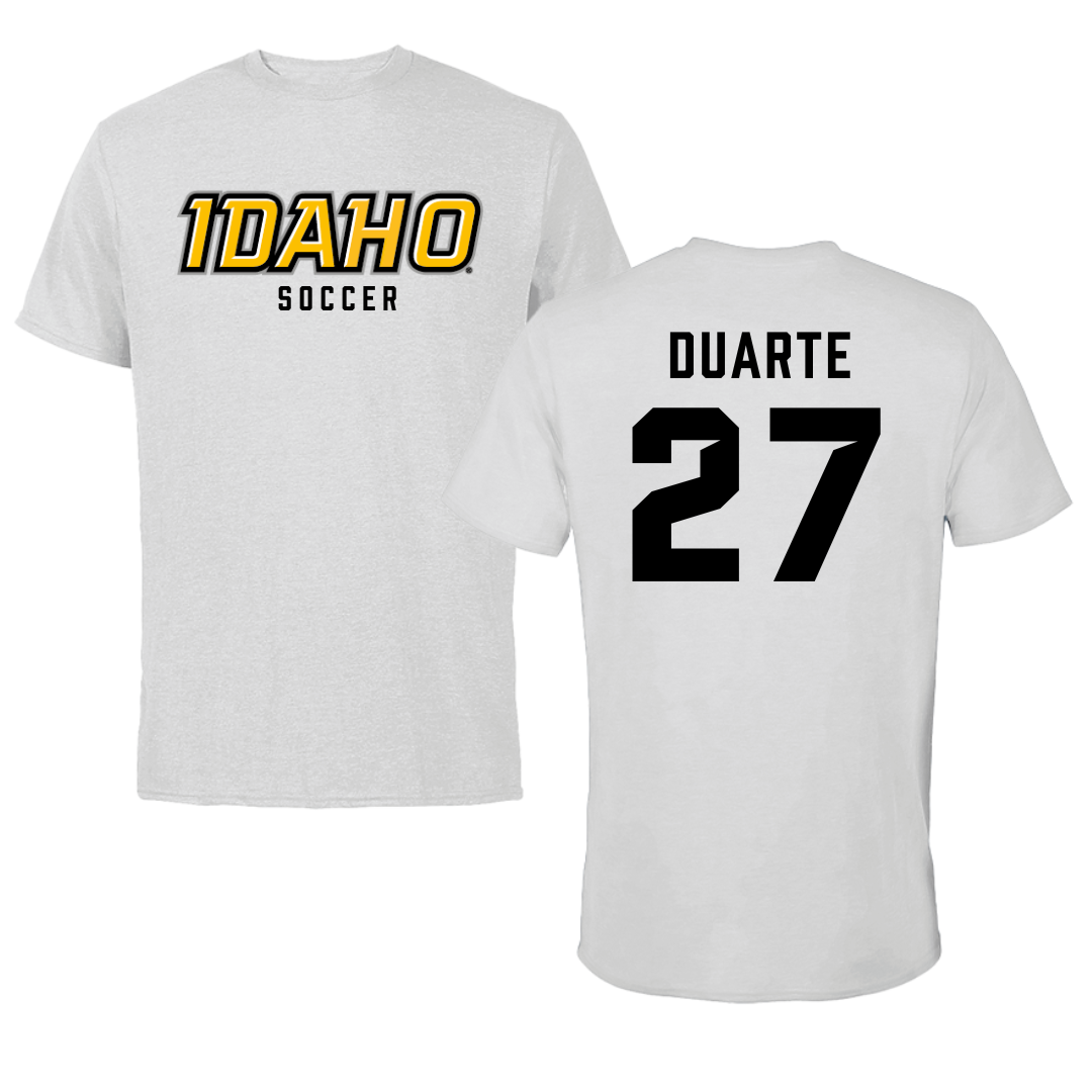 University of Idaho Soccer Gray Performance Tee - #27 Leslie Duarte