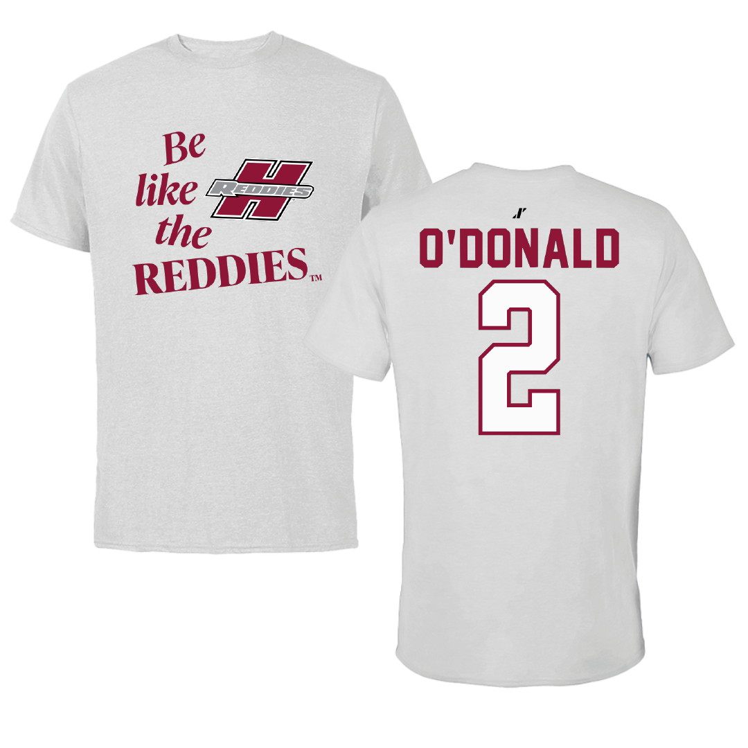 Henderson State University Football Light Gray Be Like Us Tee - #2 Fredrick O'Donald