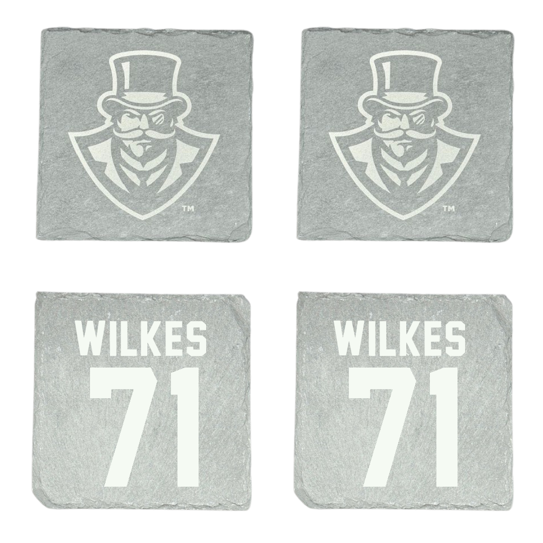 Austin Peay State University Football Stone Coaster (4 Pack)  - #71 Harrison Wilkes