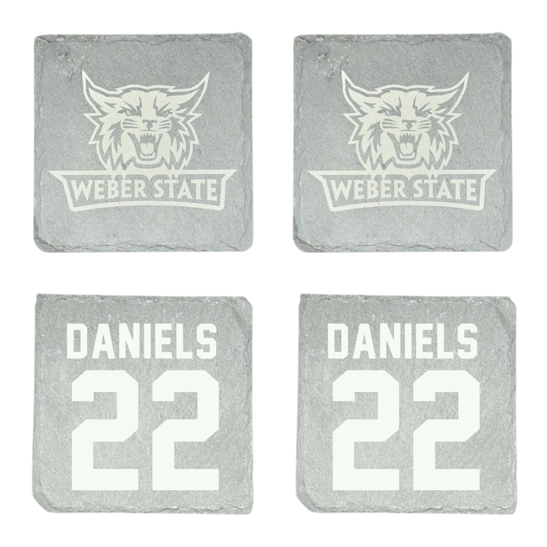 Weber State University Football Stone Coaster (4 Pack)  - #22 Ishaan Daniels