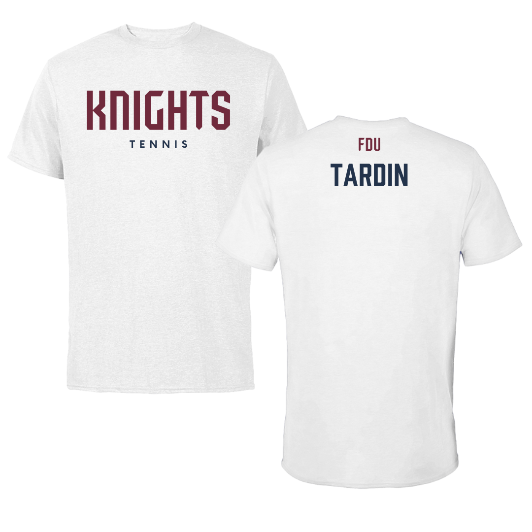 Fairleigh Dickinson University-Metropolitan Campus Tennis White Tee - Fernando Tardin