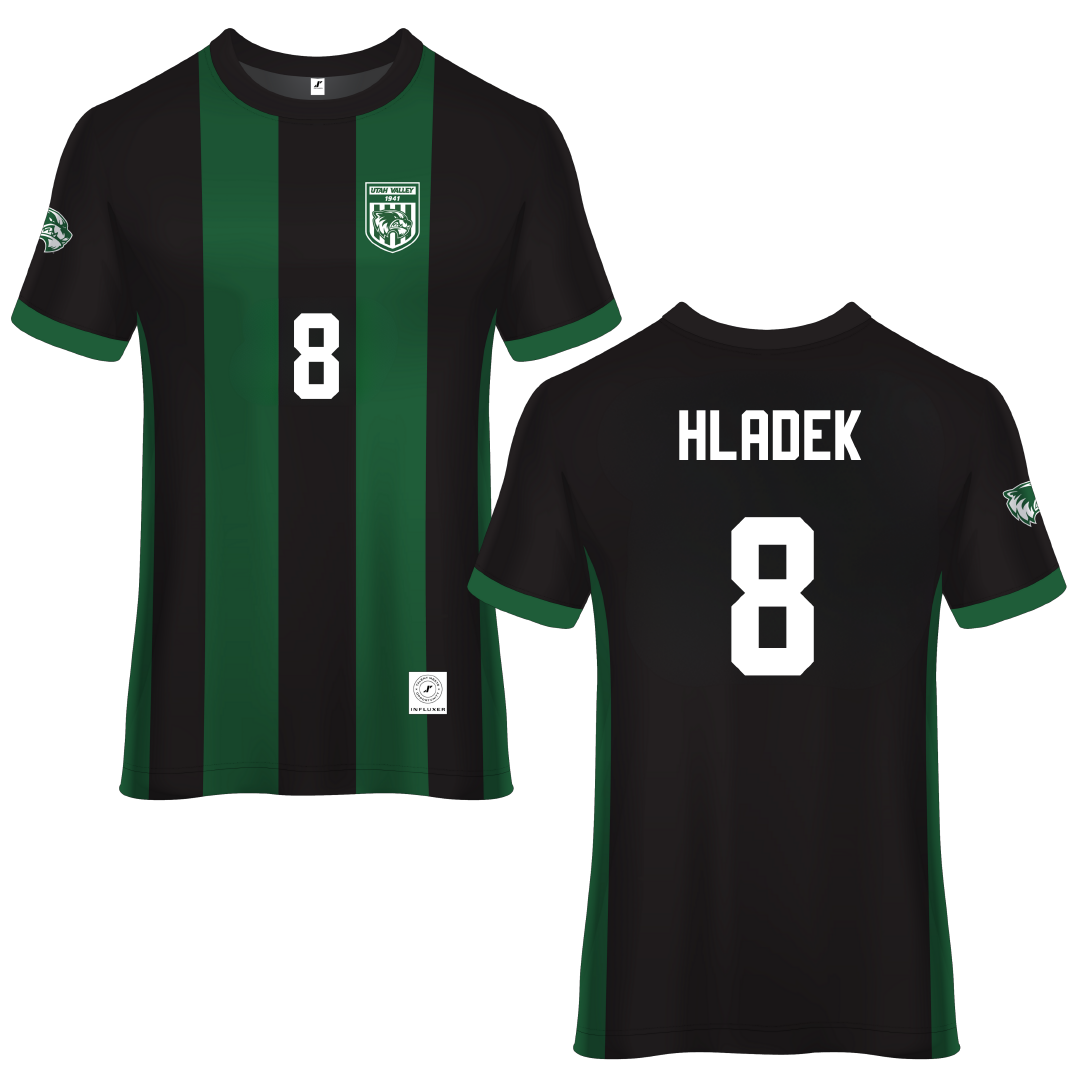 Utah Valley University Green Soccer Jersey - #8 Ruby Hladek