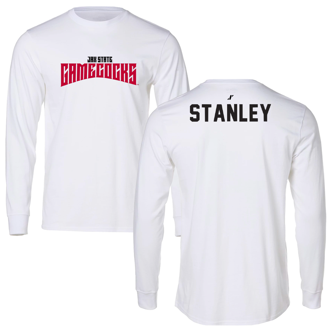Jacksonville State University TF and XC White Classics Long Sleeve - Kayley Stanley