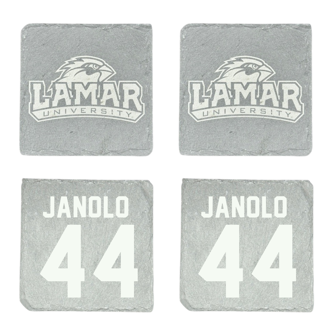 Lamar University Soccer Stone Coaster (4 Pack)  - #44 Maddie Janolo
