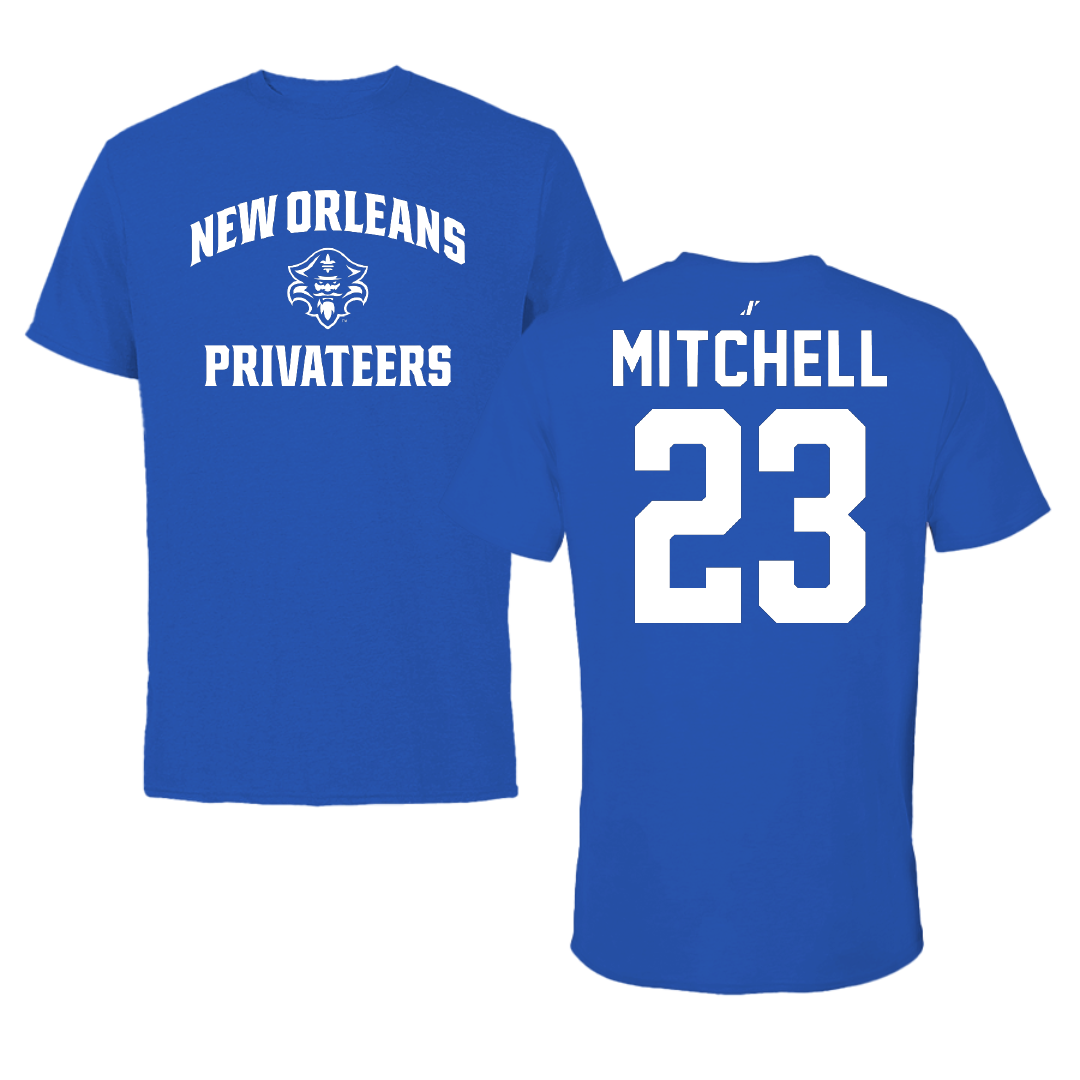 University of New Orleans Baseball Blue General Performance Tee - #23 Cade Mitchell