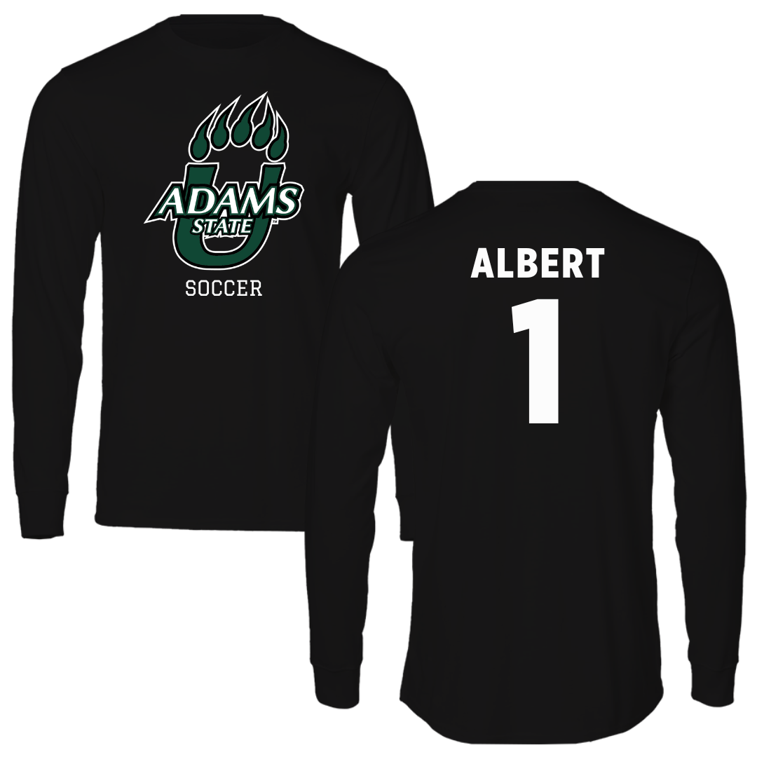 Adams State University Soccer Black State Long Sleeve - #1 Lianna Albert