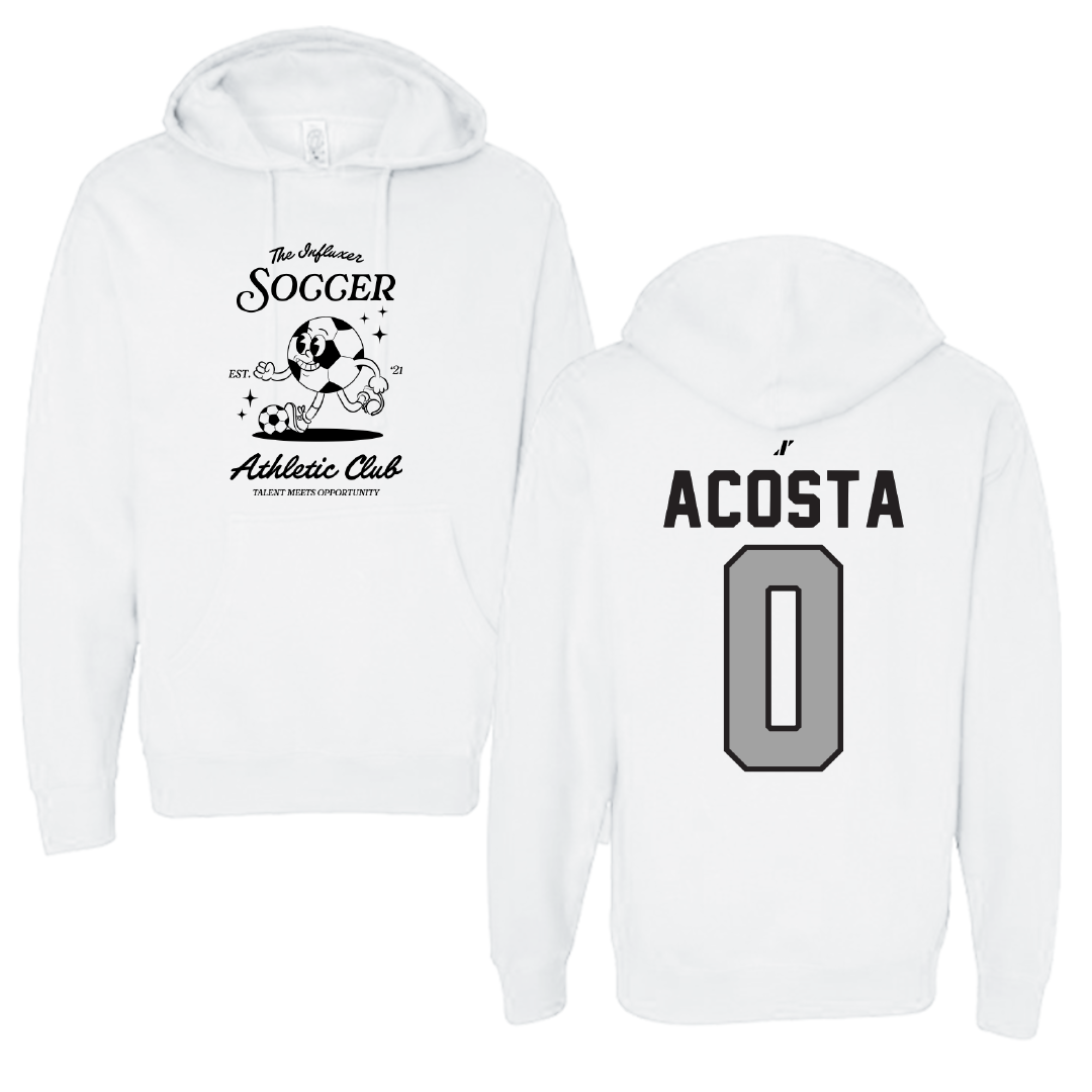 Soccer White Influxer Athletic Club Hoodie - #0 Giancarlo Acosta