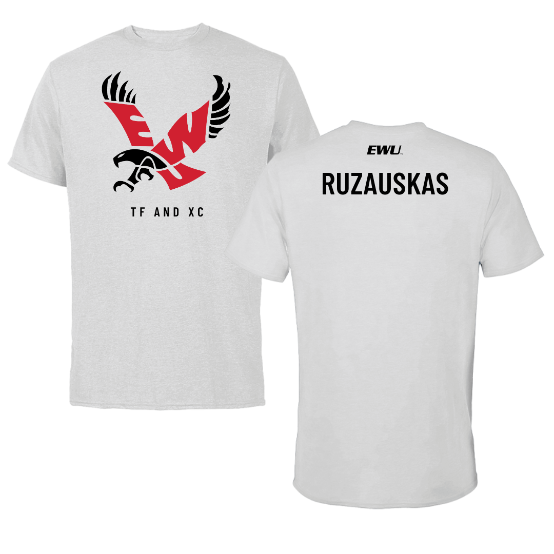 Eastern Washington University TF and XC Light Gray Tee - Natalie Ruzauskas
