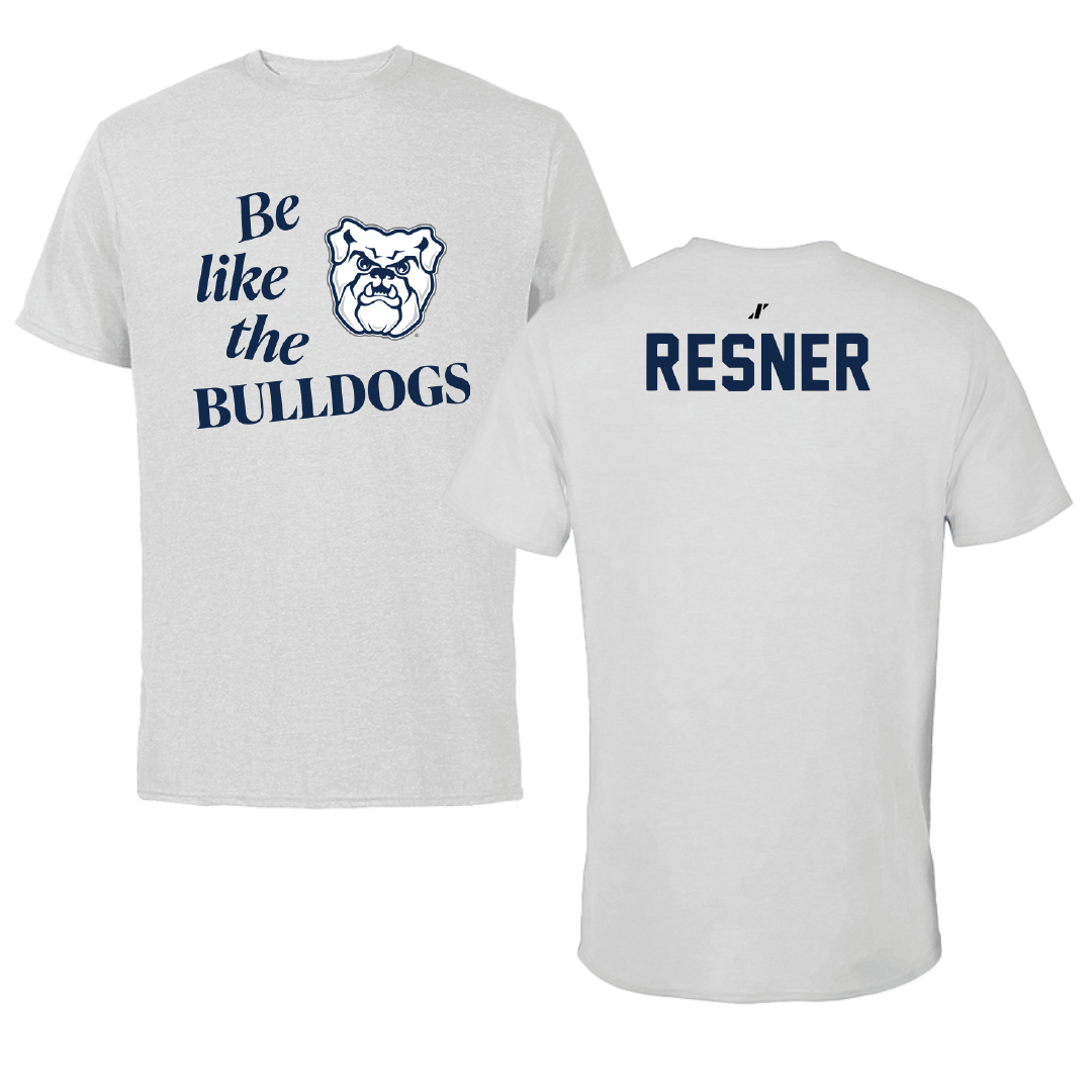 Butler University Swimming & Diving Light Gray Be Like Us Tee - Sophia Resner
