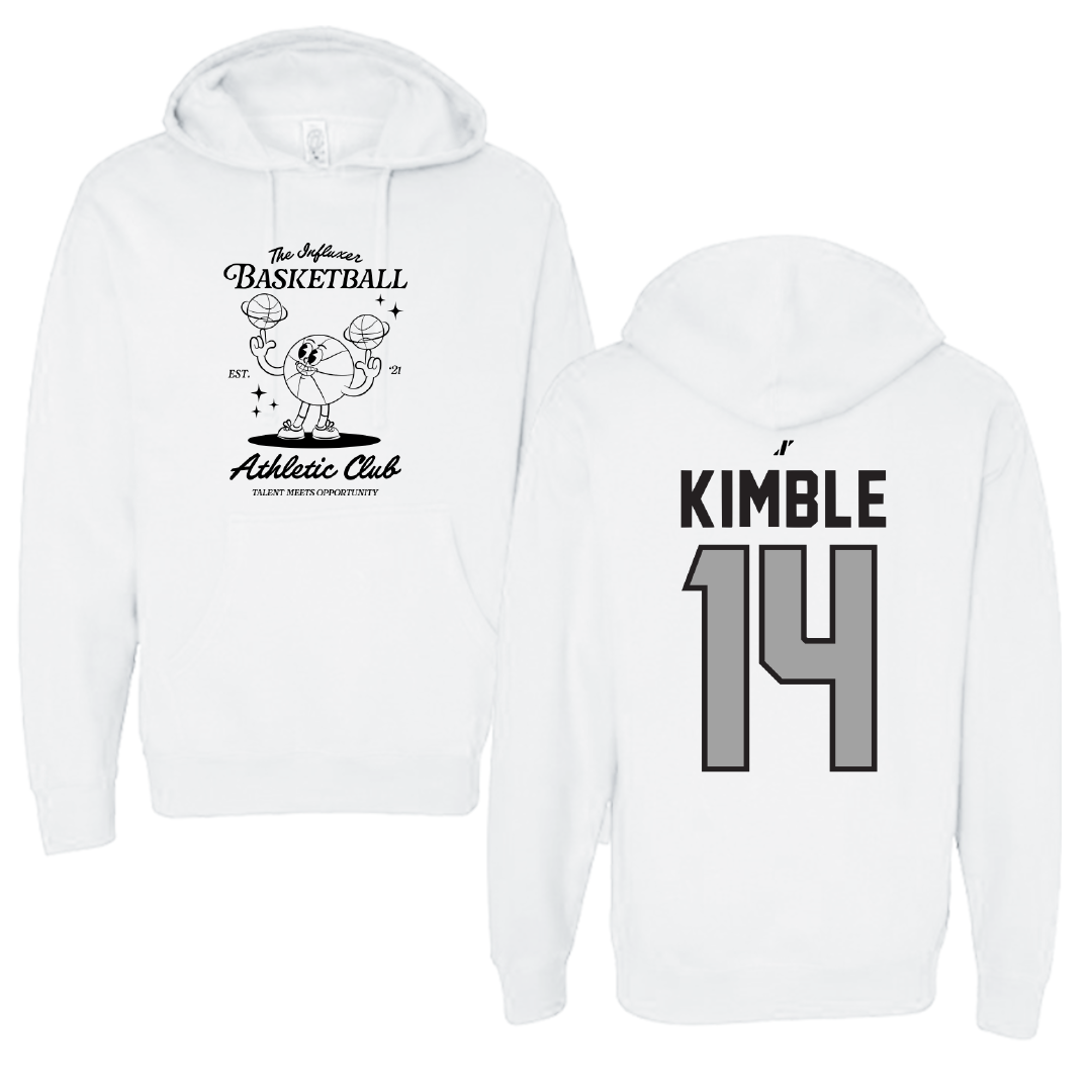 Basketball White Influxer Athletic Club Hoodie - #14 Cam Kimble