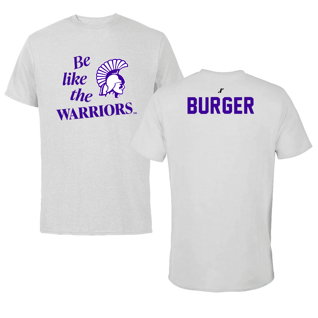Winona State University Tennis Light Gray Be Like Us Performance Tee - Ally Burger