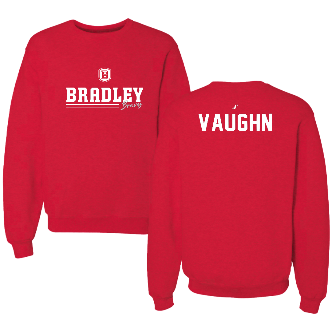 Bradley University TF and XC Red General Crewneck - Jada Vaughn