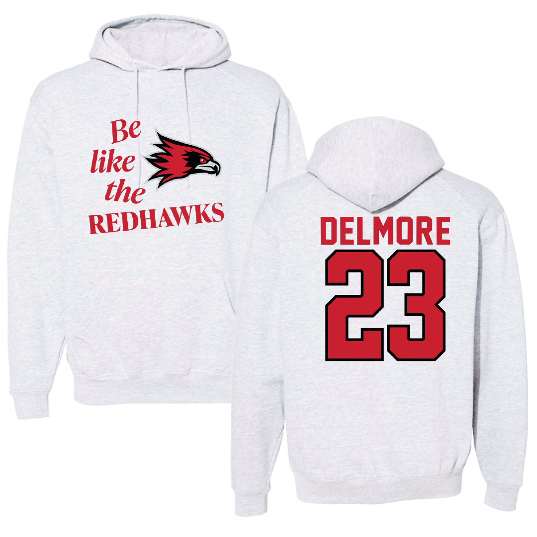 Southeast Missouri State University Football Light Gray Be Like Us Hoodie - #23 DJ Delmore