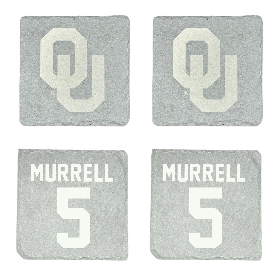 University of Oklahoma Soccer Stone Coaster (4 Pack)  - #5 Hadley Murrell