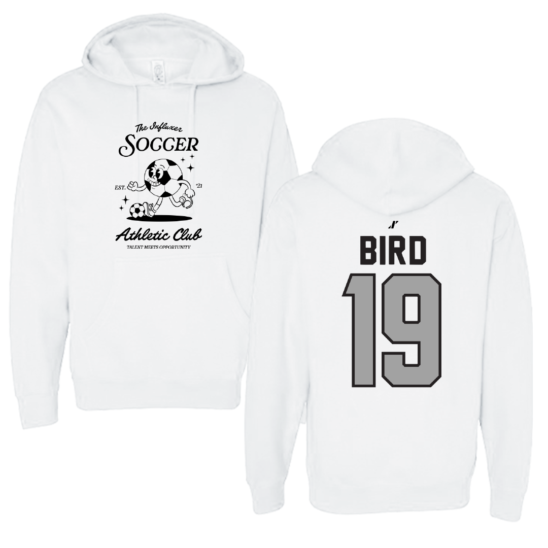 Soccer White Influxer Athletic Club Hoodie - #19 Sami Bird