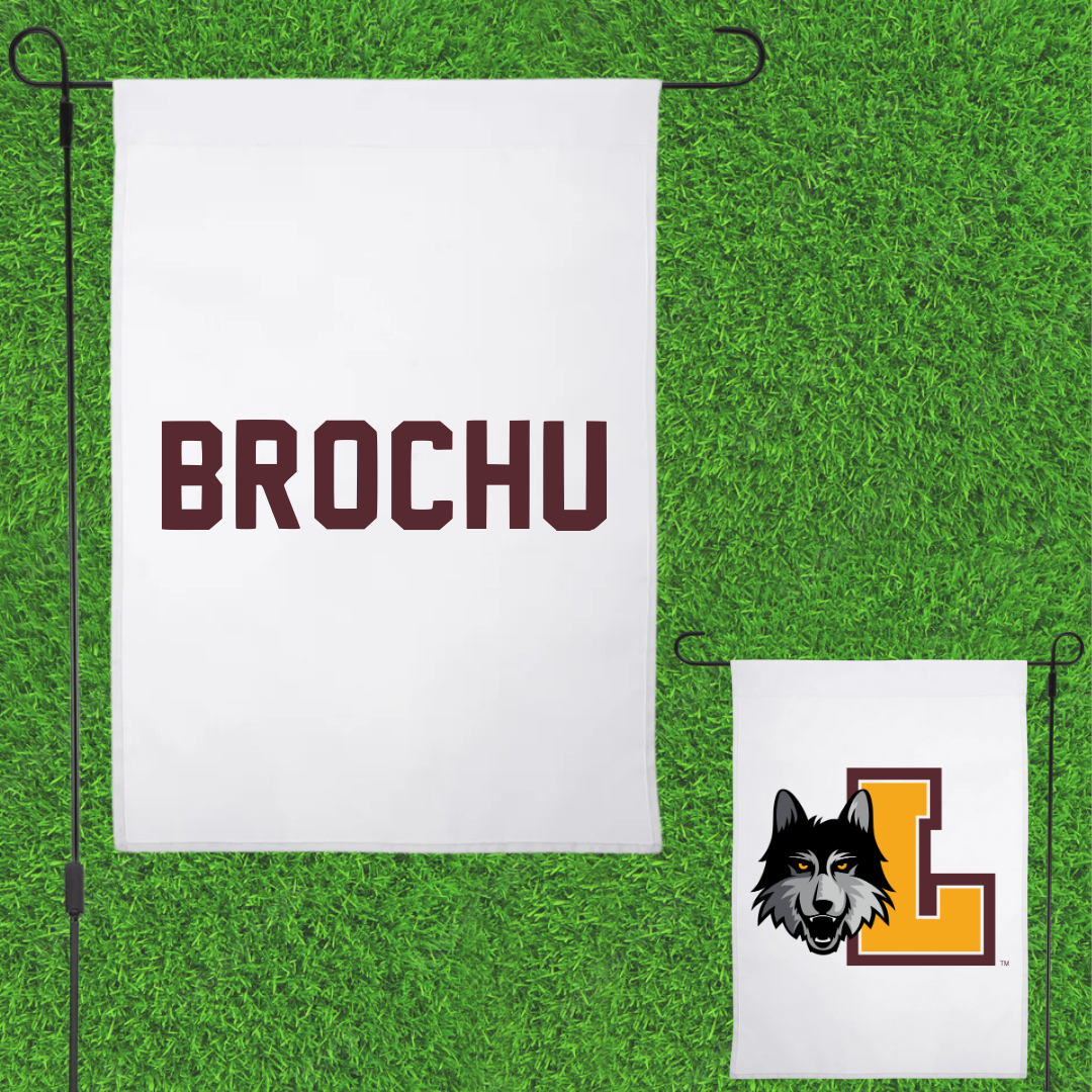 Loyola University-Chicago Golf White Garden Flag - Jolie Brochu