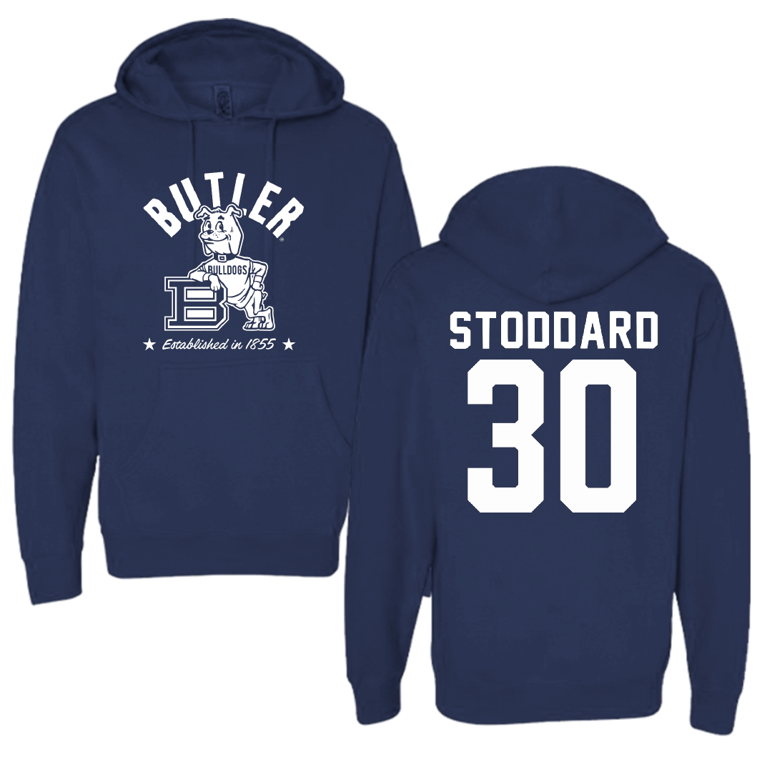 Butler University Basketball Navy General Hoodie - #30 Abigail Stoddard