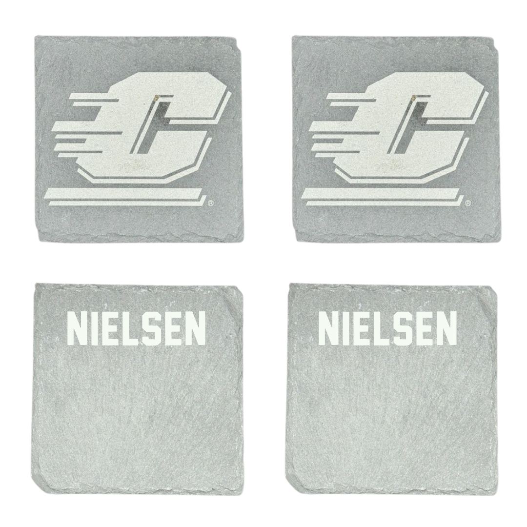 Central Michigan University TF and XC Stone Coaster (4 Pack)  - Riley Nielsen