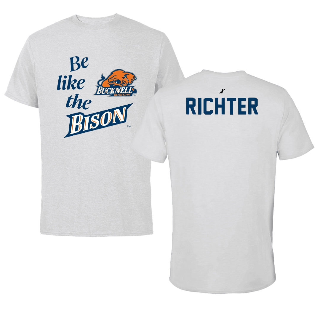 Bucknell University Golf Light Gray Be Like Us Tee - Paige Richter